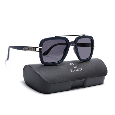 Eyejack Blue Wayfarer Polarized Sunglasses for Men & Women (P888PCL2143)