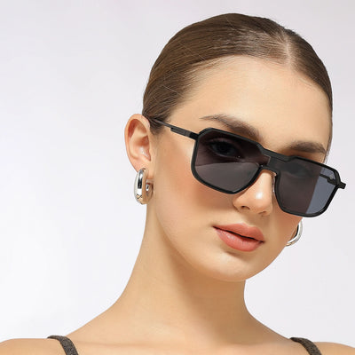 Matrix - Black Square Metal Sunglasses`I RH9522CL858