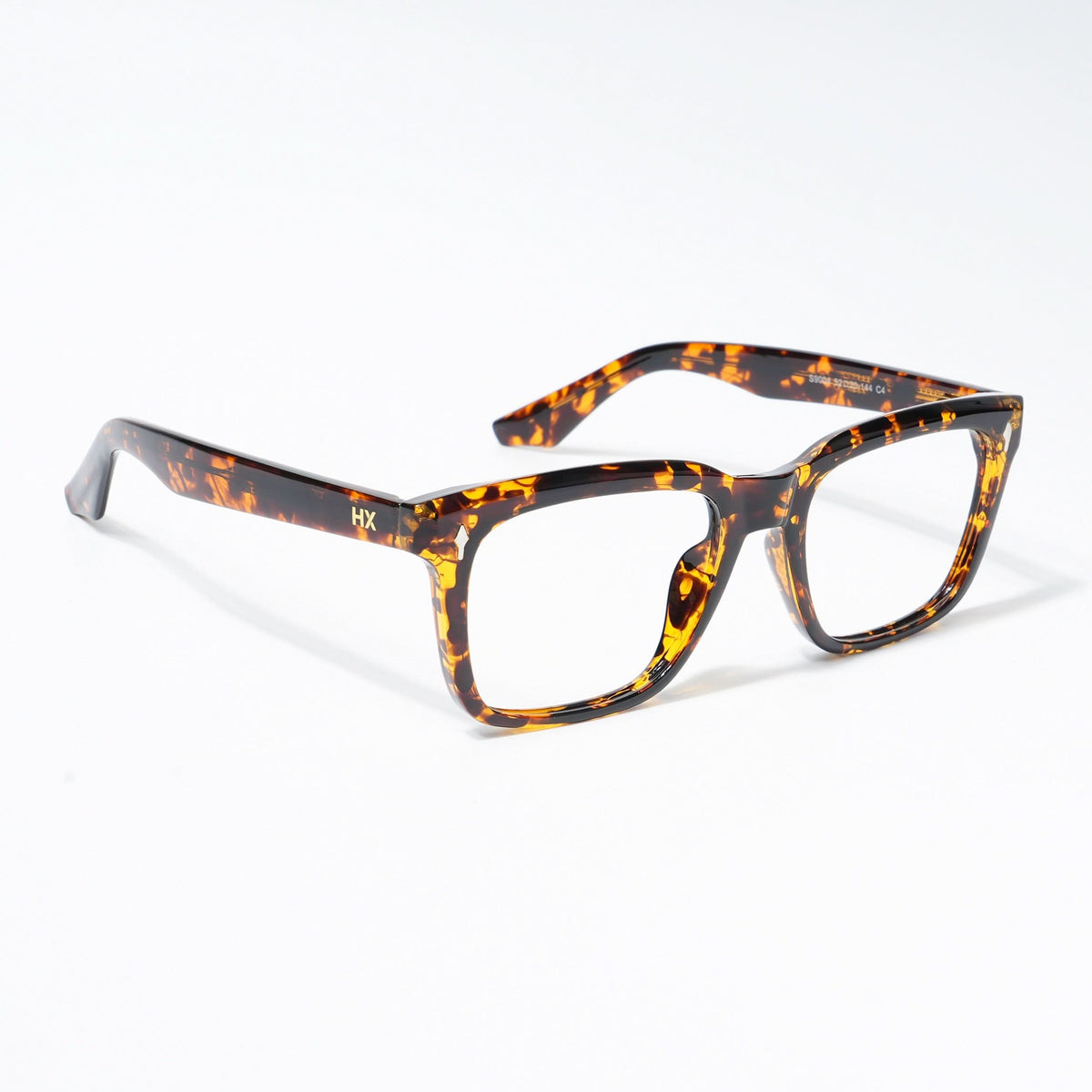 HEXXA Demi Brown Square Eyeglasses for Men & Women (S9004CL462-C4)