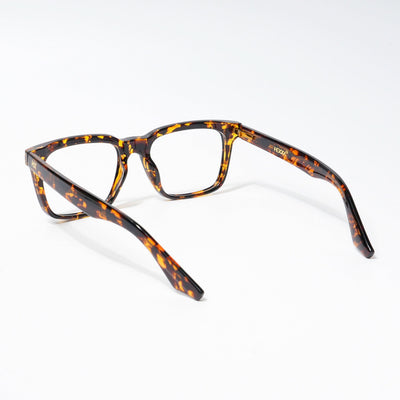 HEXXA Demi Brown Square Eyeglasses for Men & Women (S9004CL462-C4)