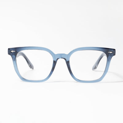 HEXXA Blue Square Eyeglasses for Men & Women (S9005CL465-C3)