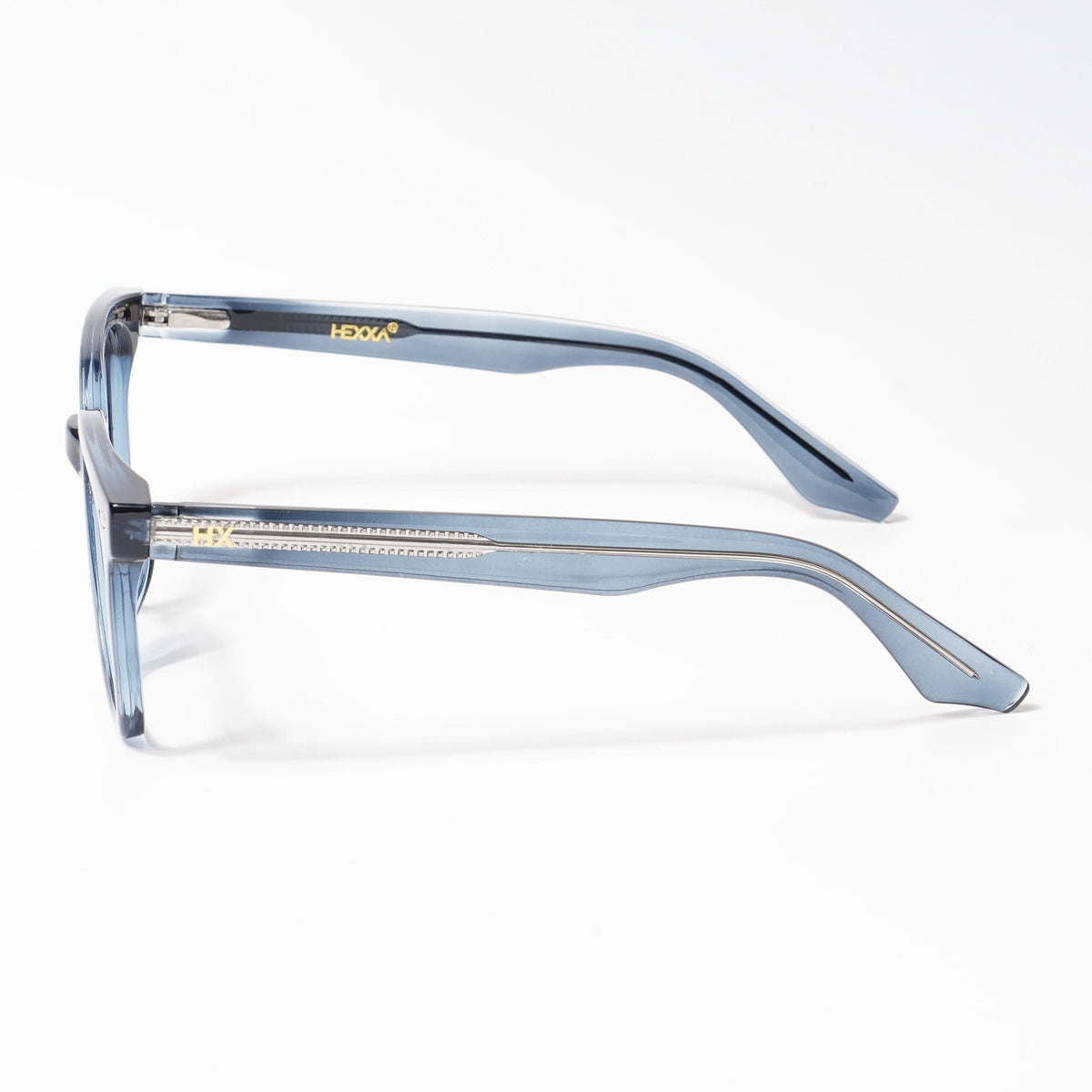 HEXXA Blue Square Eyeglasses for Men & Women (S9005CL465-C3)