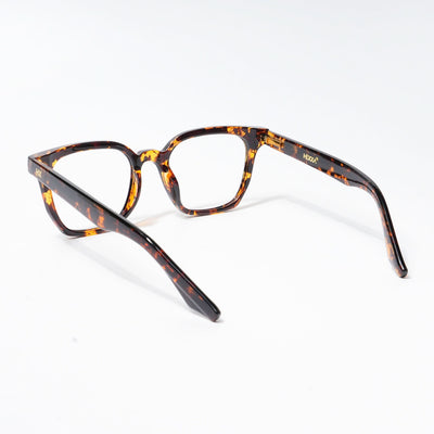 HEXXA Demi Brown Square Eyeglasses for Men & Women (S9005CL466-C4)