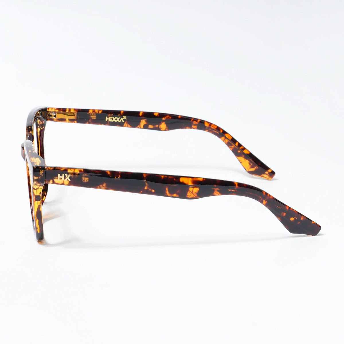 HEXXA Demi Brown Square Eyeglasses for Men & Women (S9005CL466-C4)