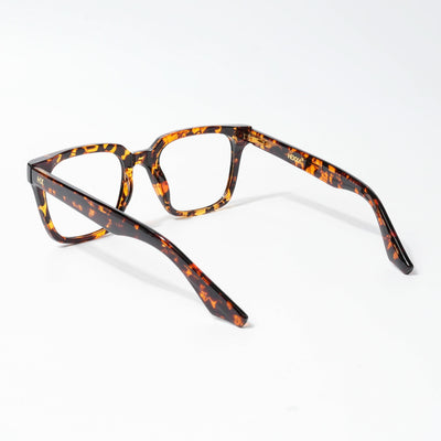 HEXXA Demi Brown Square Eyeglasses for Men & Women (S9008CL499-C4)