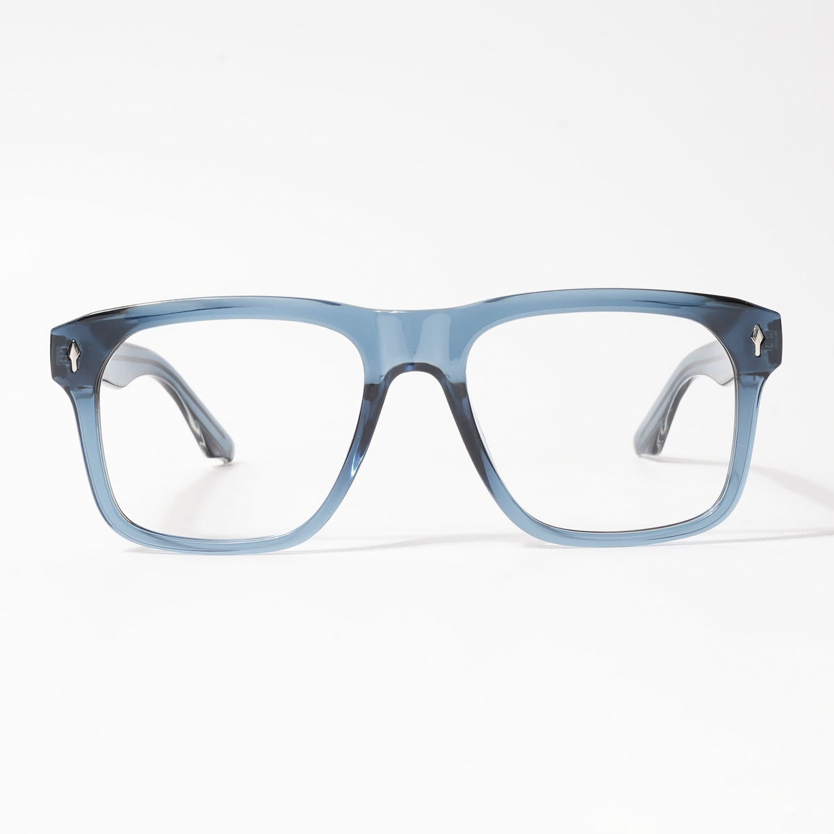 HEXXA Blue Square Eyeglasses for Men & Women (S9010CL474-C3)
