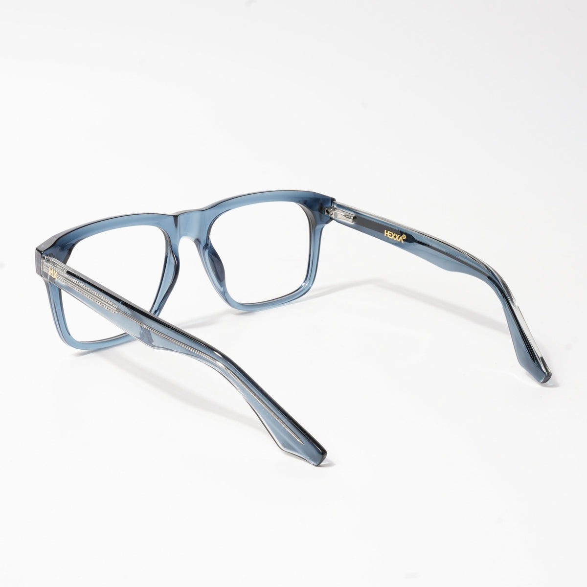 HEXXA Blue Square Eyeglasses for Men & Women (S9010CL474-C3)
