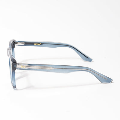 HEXXA Blue Square Eyeglasses for Men & Women (S9010CL474-C3)
