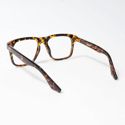 HEXXA Demi Brown Square Eyeglasses for Men & Women (S9010CL475-C4)