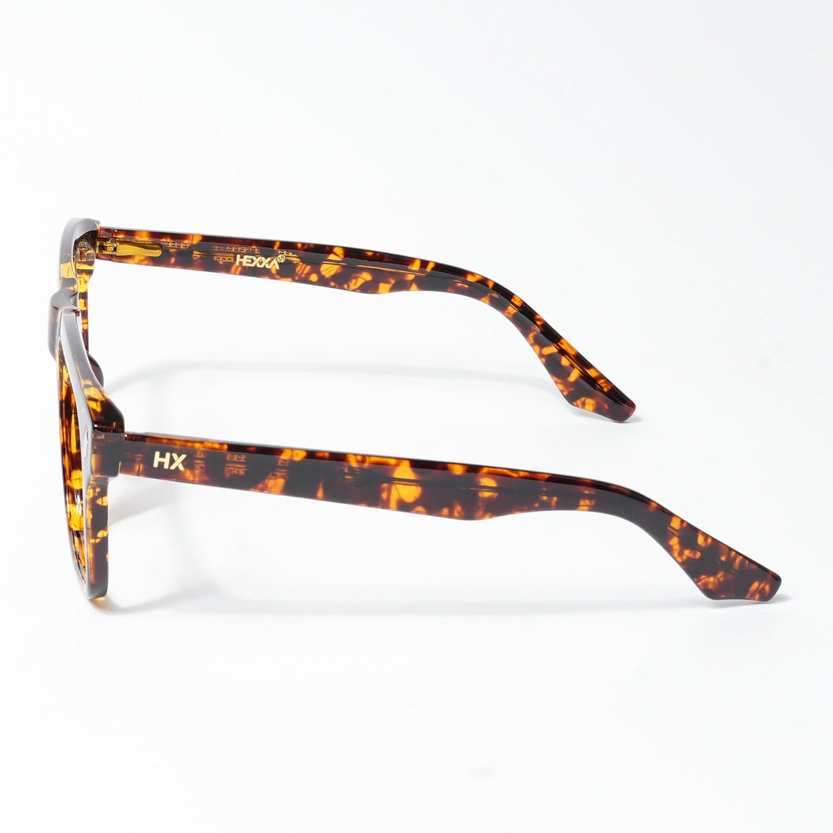 HEXXA Demi Brown Square Eyeglasses for Men & Women (S9010CL475-C4)