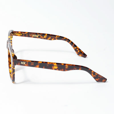 HEXXA Demi Brown Square Eyeglasses for Men & Women (S9010CL475-C4)