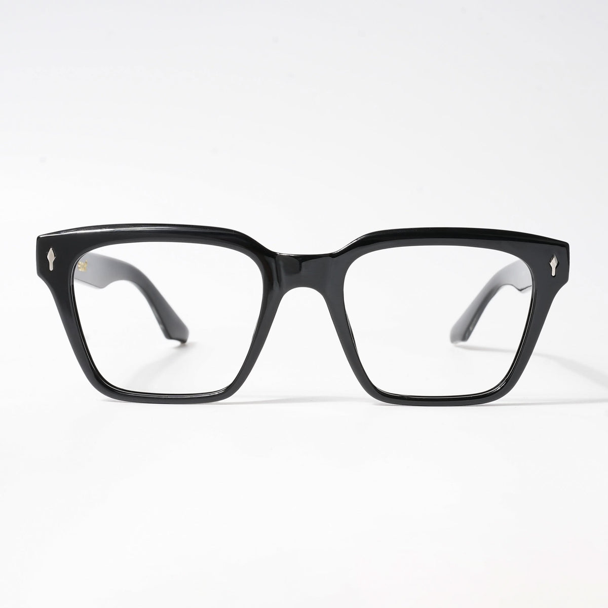 HEXXA Shine Black Square Eyeglasses for Men & Women (S9012CL480-C1)