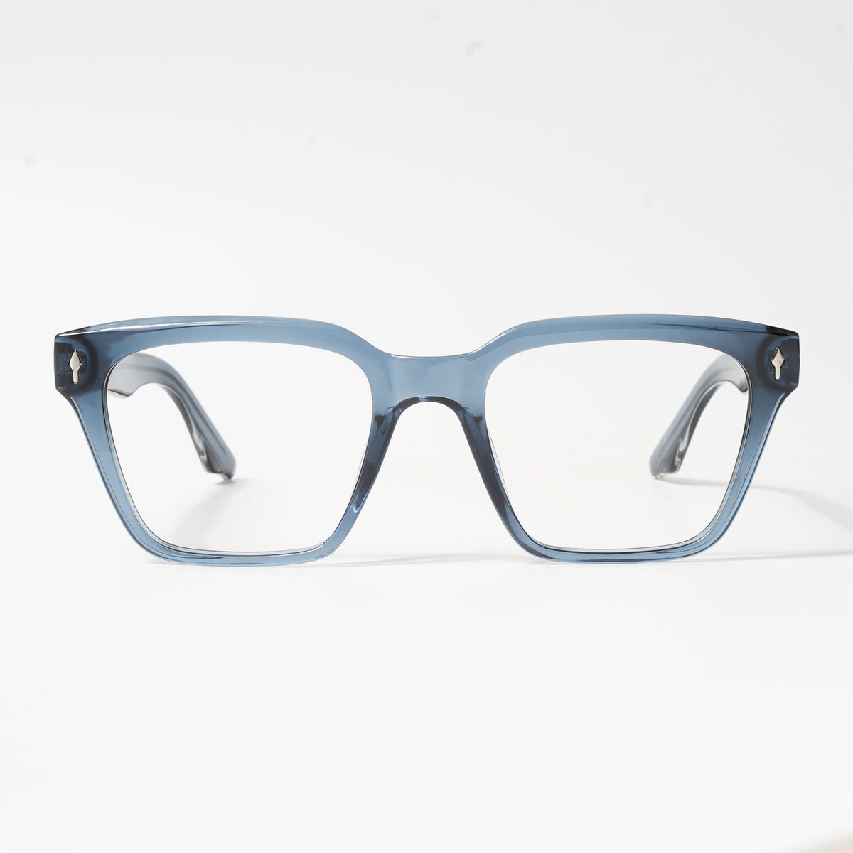 HEXXA Blue Square Eyeglasses for Men & Women (S9012CL482-C3)