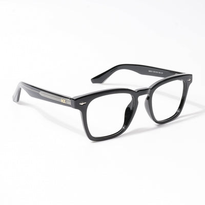 HEXXA Shine Black Square Eyeglasses for Men & Women (S9014CL484-C1)