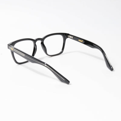 HEXXA Shine Black Square Eyeglasses for Men & Women (S9014CL484-C1)