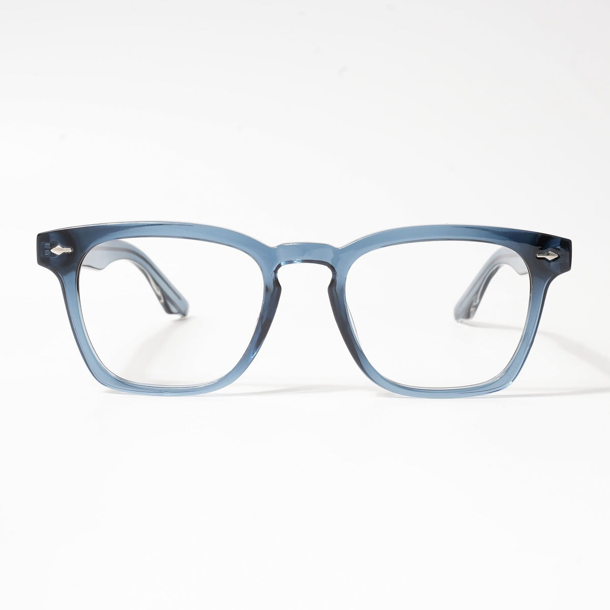 HEXXA Blue Square Eyeglasses for Men & Women (S9014CL486-C3)