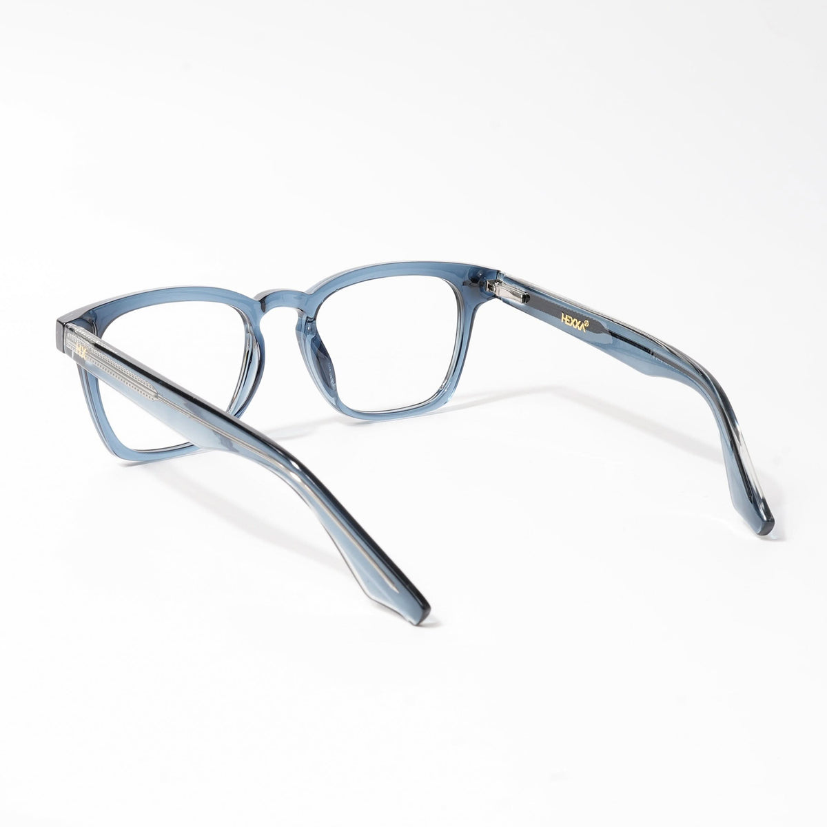 HEXXA Blue Square Eyeglasses for Men & Women (S9014CL486-C3)