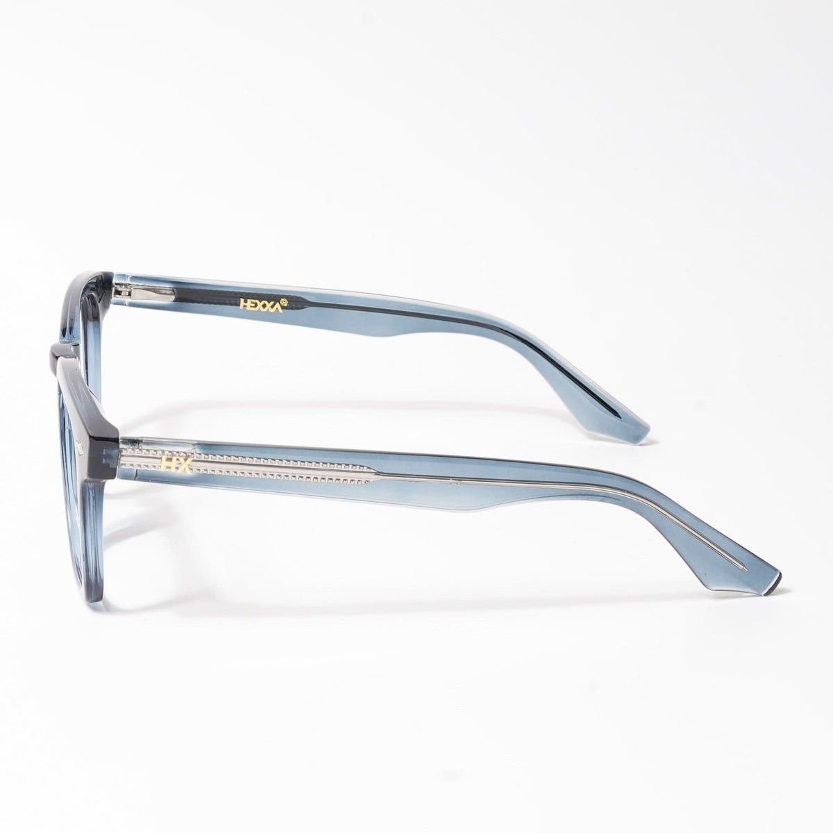 HEXXA Blue Square Eyeglasses for Men & Women (S9014CL486-C3)