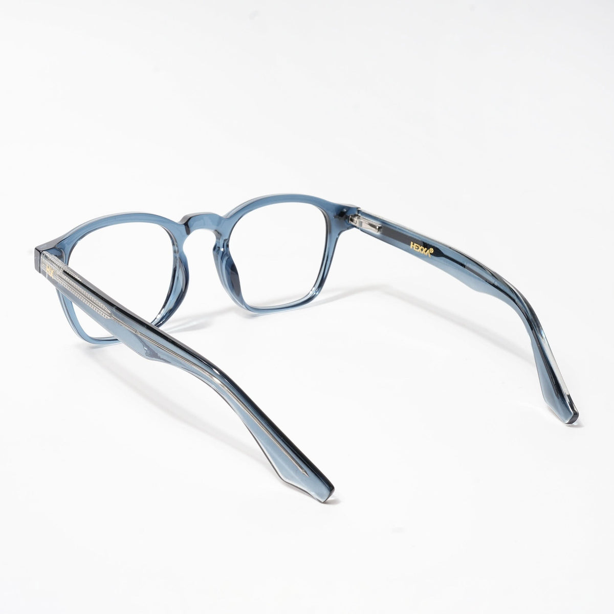HEXXA Blue Square Eyeglasses for Men & Women (S9016CL494-C3)