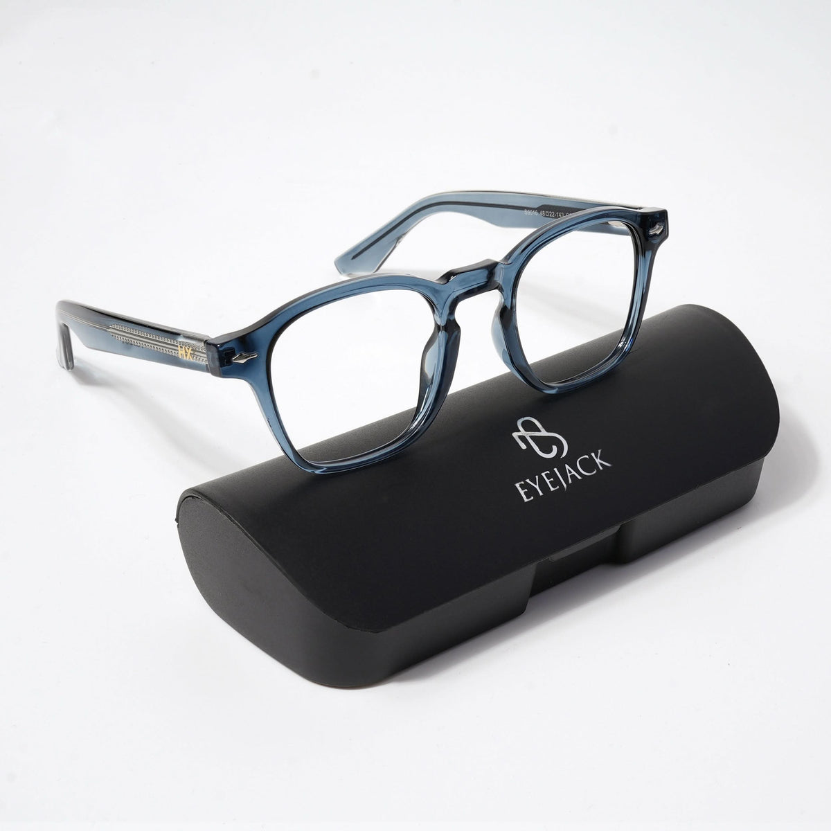 HEXXA Blue Square Eyeglasses for Men & Women (S9016CL494-C3)