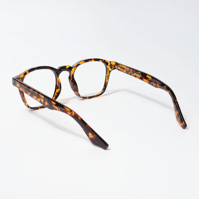 HEXXA Demi Brown Square Eyeglasses for Men & Women (S9016CL495-C4)