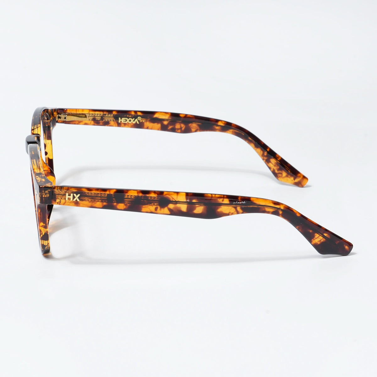 HEXXA Demi Brown Square Eyeglasses for Men & Women (S9016CL495-C4)