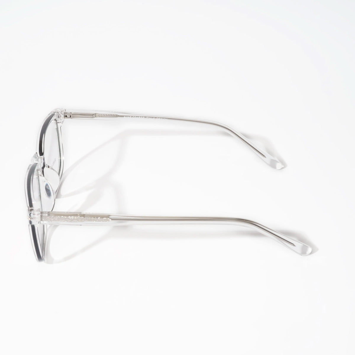 EyeJack Vortex Transparent Black Rectangle Eyeglasses for Men & Women (SL003CL13-C3)