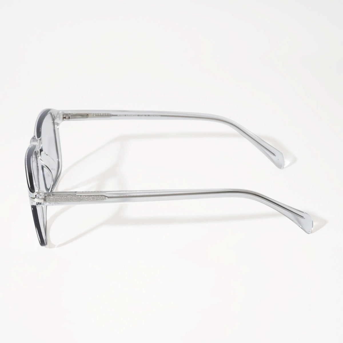 EyeJack Vortex Transparent Black Square Eyeglasses for Men & Women (SL005CL23-C3)