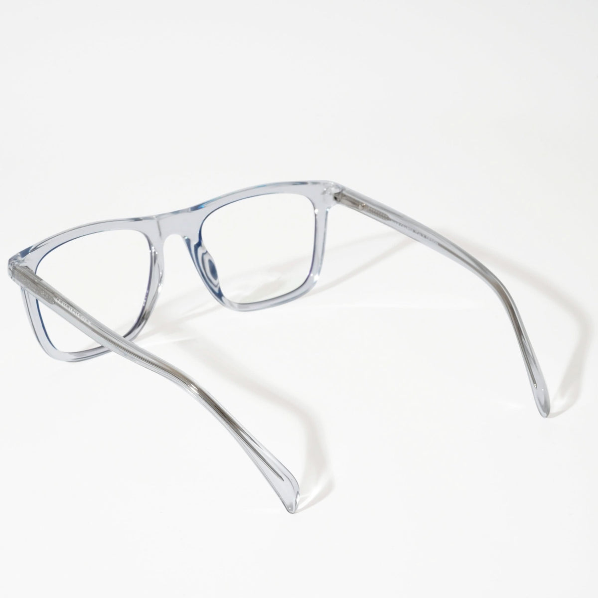 EyeJack Vortex Transparent Blue Square Eyeglasses for Men & Women (SL006CL29-C4)