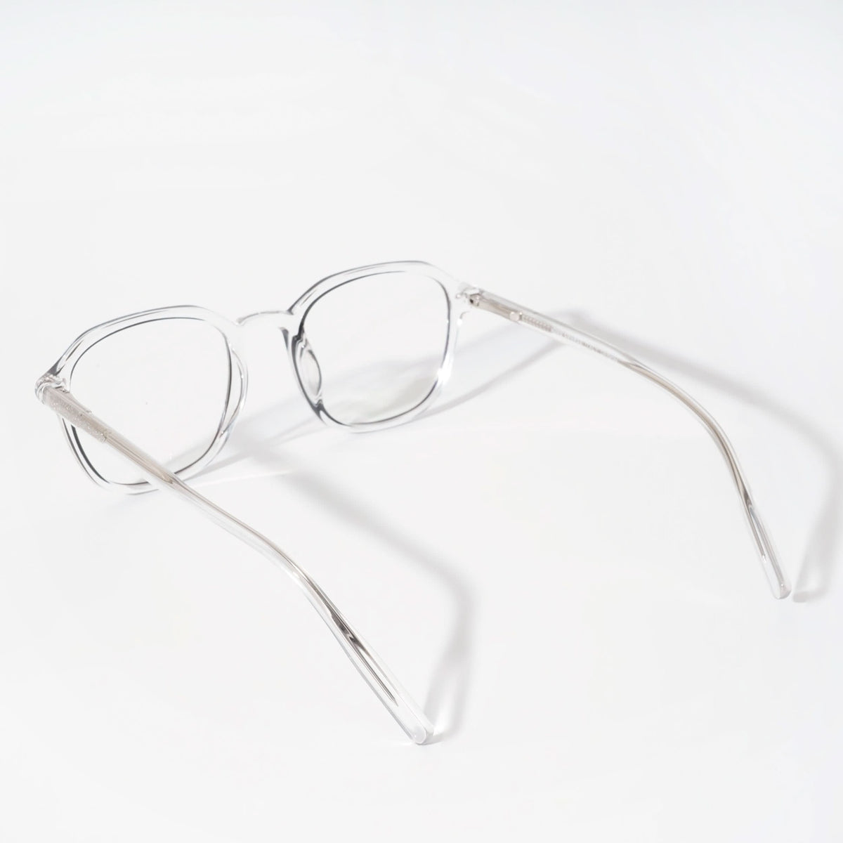 EyeJack Vortex Transparent Black Square Eyeglasses for Men & Women (SL007CL33-C3)