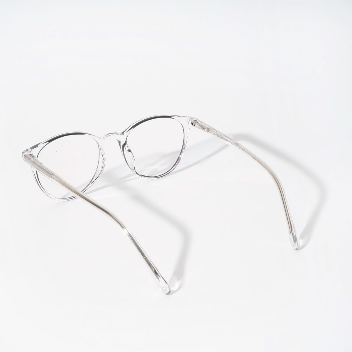 EyeJack Vortex Transparent Black Round Eyeglasses for Men & Women (SL008CL41-C3)