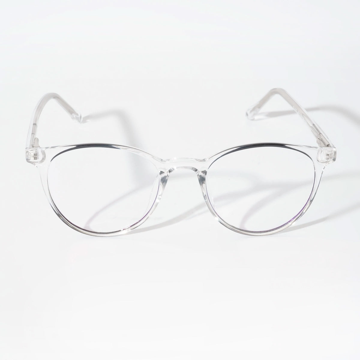 EyeJack Vortex Transparent Black Cateye Eyeglasses for Men & Women (SL010CL57-C3)