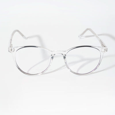 EyeJack Vortex Transparent Black Cateye Eyeglasses for Men & Women (SL010CL57-C3)