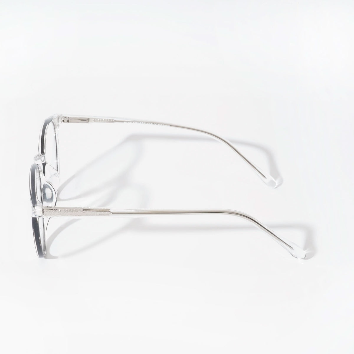 EyeJack Vortex Transparent Black Cateye Eyeglasses for Men & Women (SL010CL57-C3)
