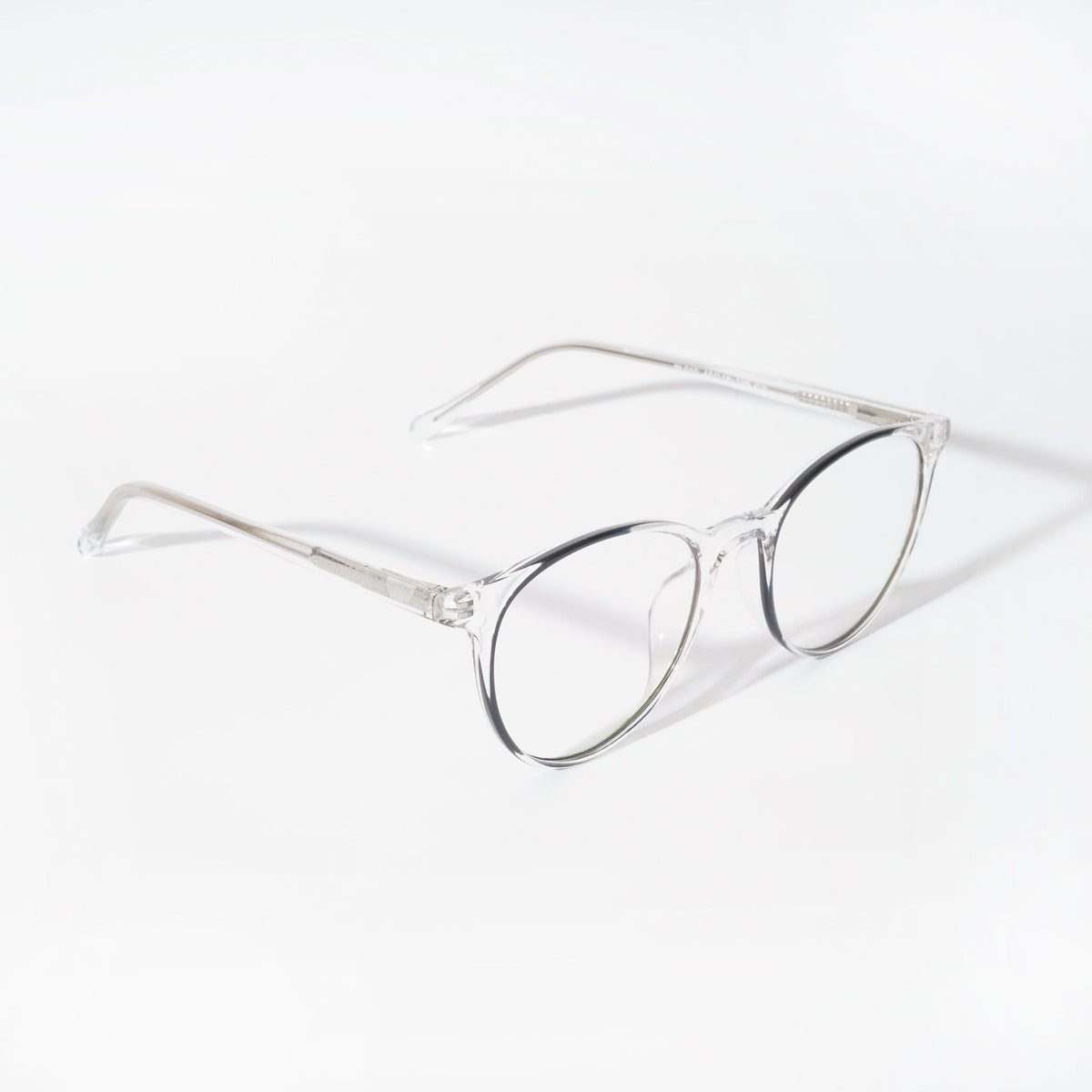 EyeJack Vortex Transparent Black Cateye Eyeglasses for Men & Women (SL010CL57-C3)