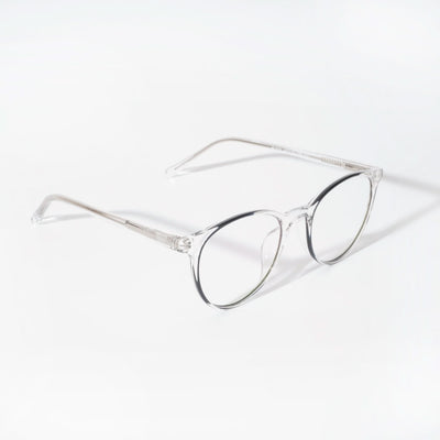 EyeJack Vortex Transparent Black Cateye Eyeglasses for Men & Women (SL010CL57-C3)