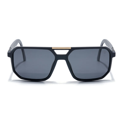 Eyejack Grey Wayfarer Polarized Sunglasses for Men & Women (SR012PCL1113)