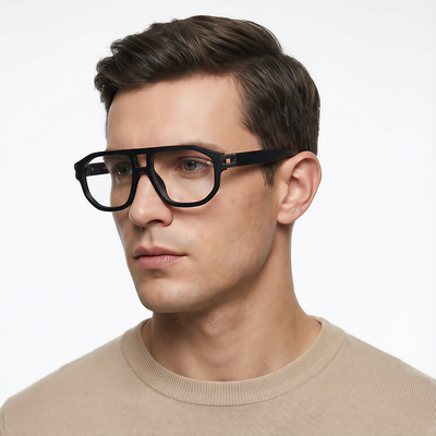 Shadow - Matt Black Wayfarer Eyeglasses I 82104CL585-C1
