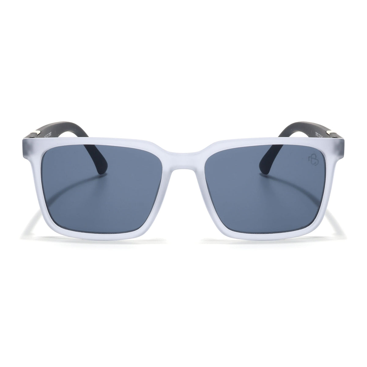 Eyejack Grey Square Sunglasses for Men & Women (TB152CL1076)