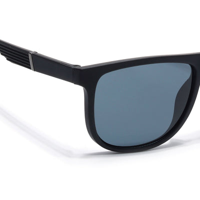Eyejack Black Wayfarer Sunglasses for Men & Women (TB36CL1071)