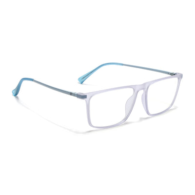 Eyejack Domino Light Purple Rectangle Eyeglasses for Men & Women (TR1001FCL1624-C9)