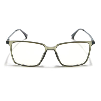 Eyejack Domino Olive Square Eyeglasses for Men & Women (TR1002FCL1636-C7)