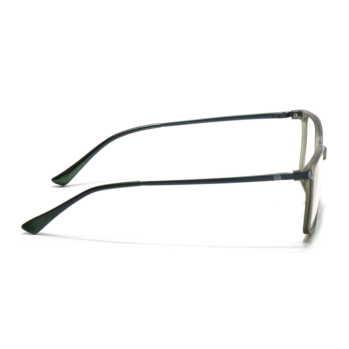 Eyejack Domino Olive Square Eyeglasses for Men & Women (TR1002FCL1636-C7)