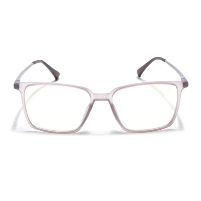 Eyejack Domino Purple Square Eyeglasses for Men & Women (TR1002FCL1637-C8)