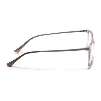 Eyejack Domino Purple Square Eyeglasses for Men & Women (TR1002FCL1637-C8)