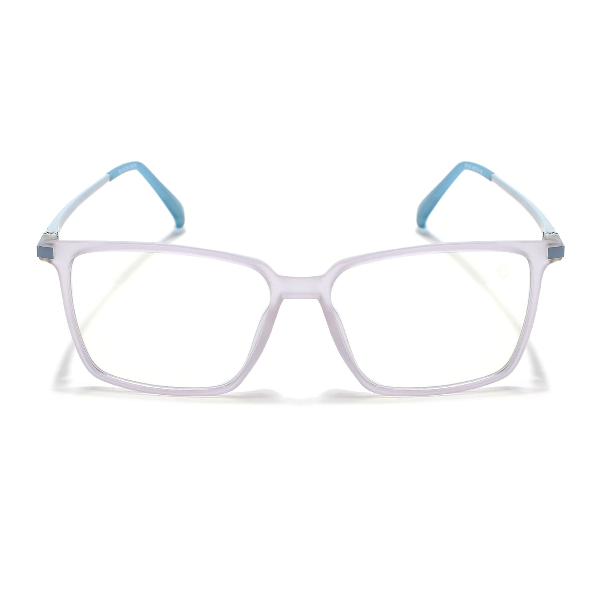 Eyejack Domino Light Purple Square Eyeglasses for Men & Women (TR1002FCL1638-C9)