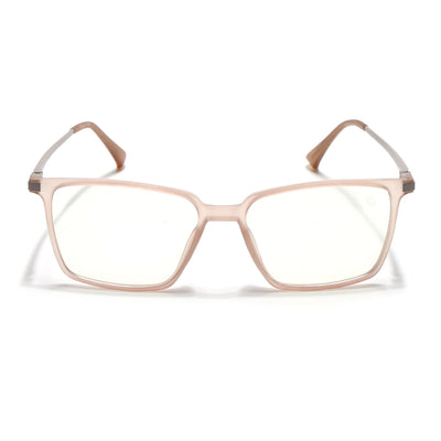 Eyejack Domino Matt Brown Square Eyeglasses for Men & Women (TR1002FCL1640-C11)