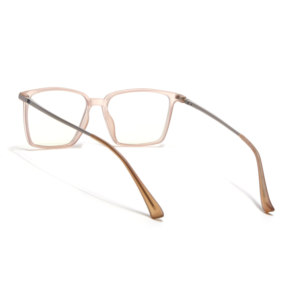 Eyejack Domino Matt Brown Square Eyeglasses for Men & Women (TR1002FCL1640-C11)