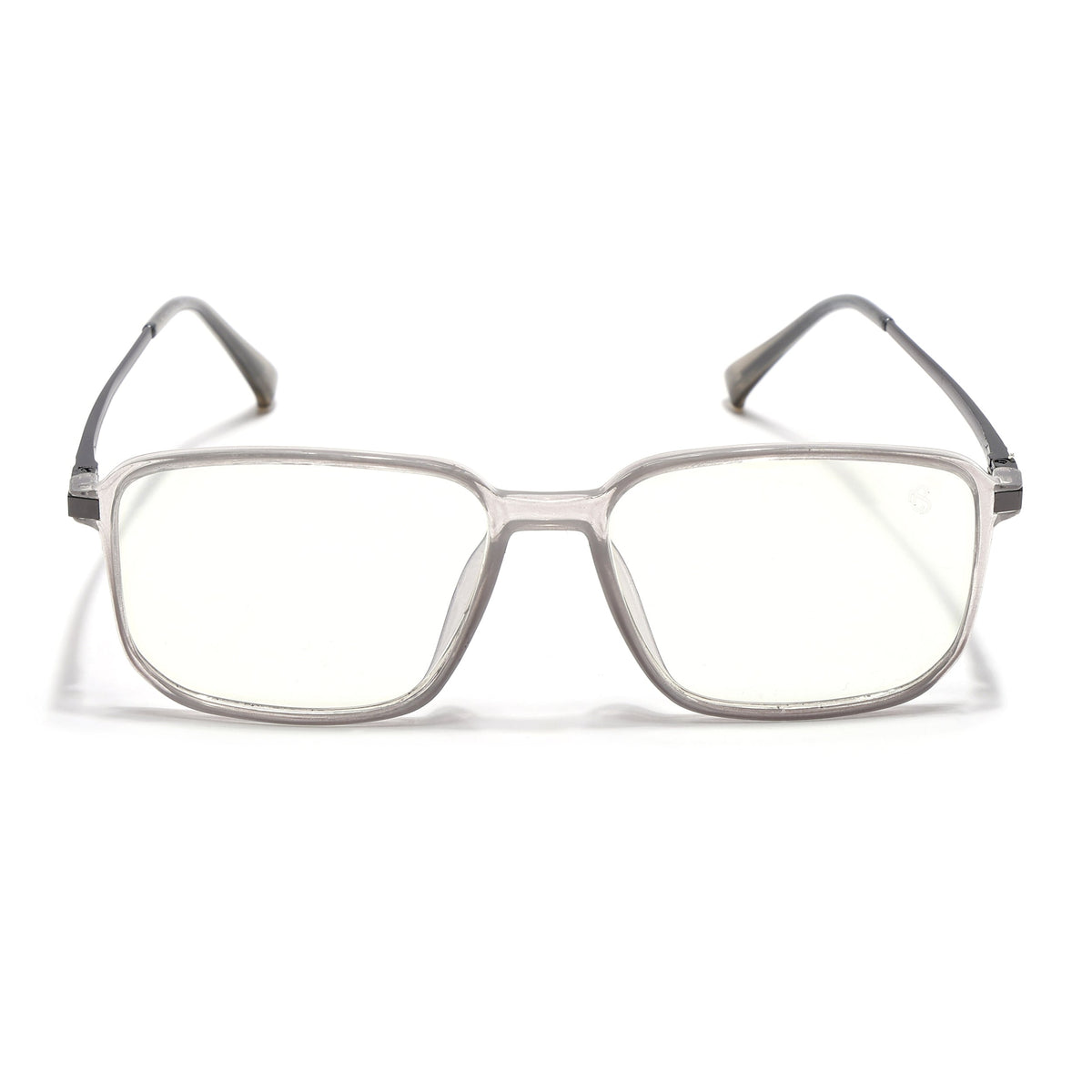 Eyejack Domino Transparent Square Eyeglasses for Men & Women (TR1003FCL1646-C3)