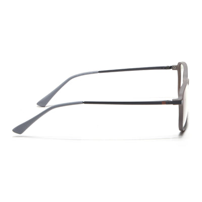 Eyejack Domino Grey Square Eyeglasses for Men & Women (TR1003FCL1648-C5)